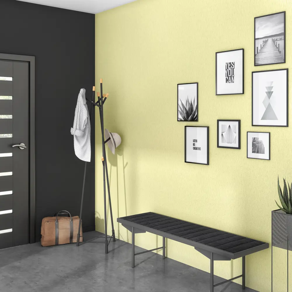 Обои флизелиновые Inspire Luka зелёные 1.06 м 3209-77 STLM-2131071 - Вид №5