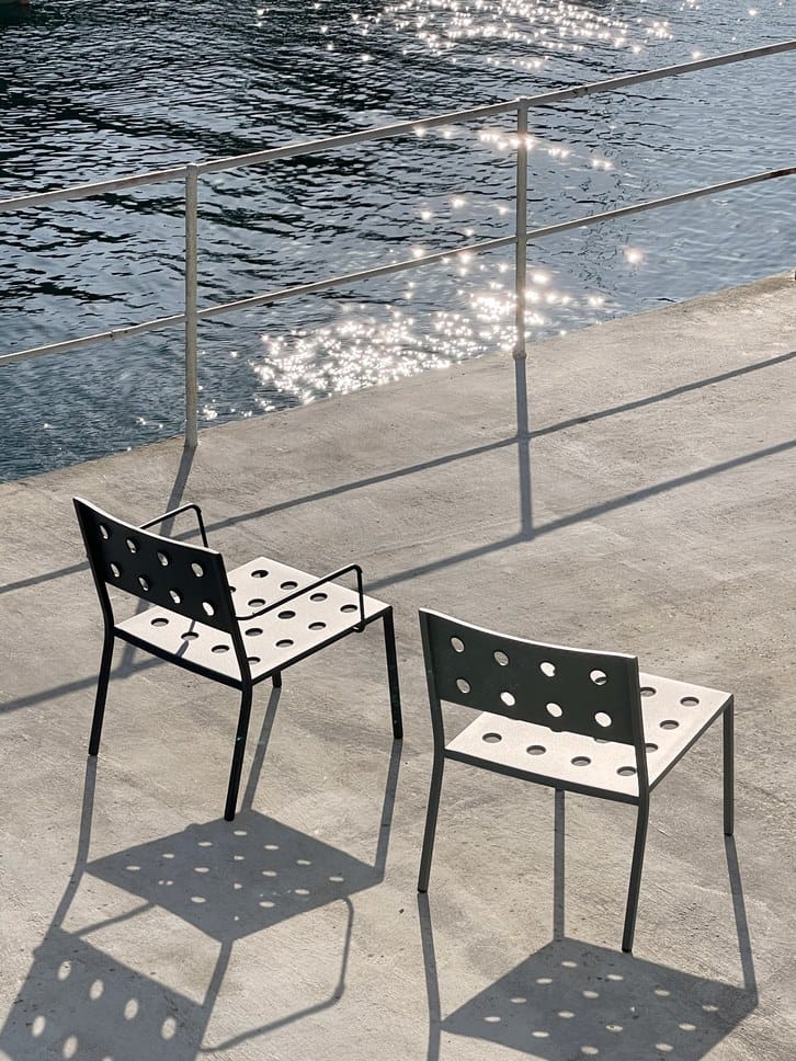 Стул для сада с порошковым покрытием с подлокотниками Hay балкон ARCH-00052849 - Вид №7