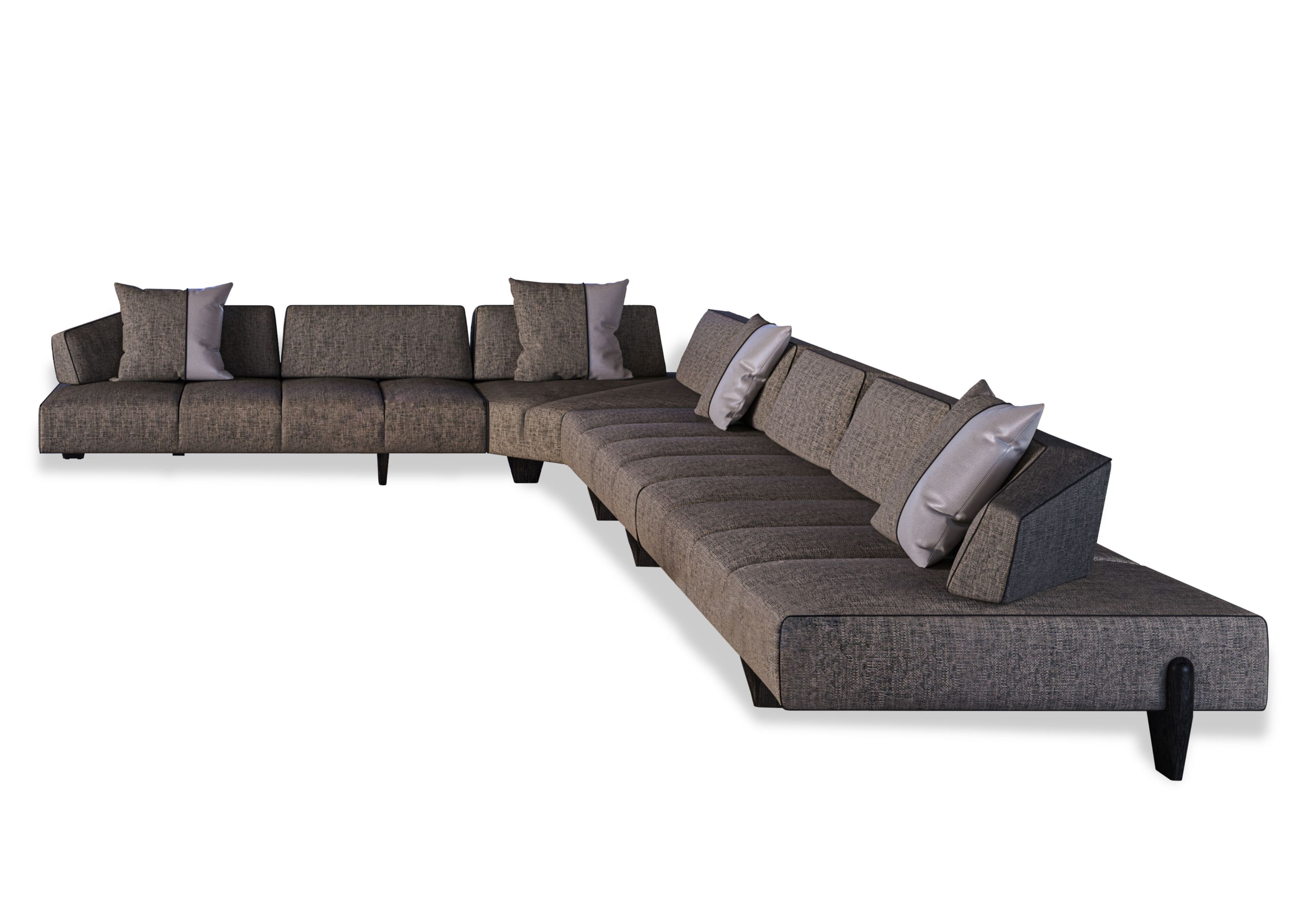 Секционный диван из кожи или ткани Vibieffe 25 LANE ARCH-00027394 - Вид №1