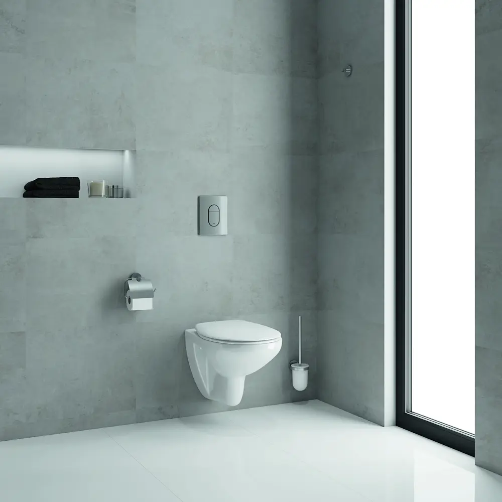 Комплект инсталляция Grohe Solido 5в1 39418000 с унитазом безободковым и кнопкой STLM-2140308 - Вид №9
