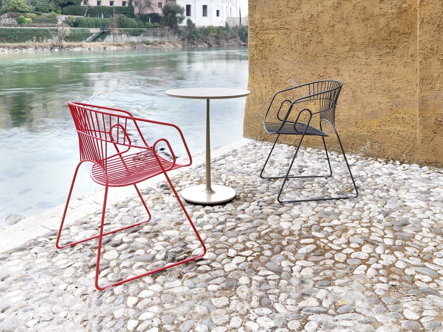 Стальной стул с подлокотниками SITIA JAPAN ARCH-00091205 - Вид №8