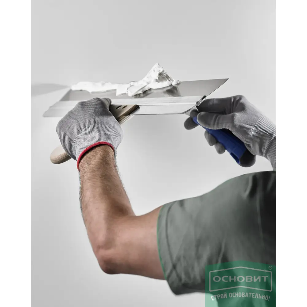 Шпаклевка готовая суперфинишная супербелая Основит Элисилк PA39 W 28 кг STLM-2097799 - Вид №1