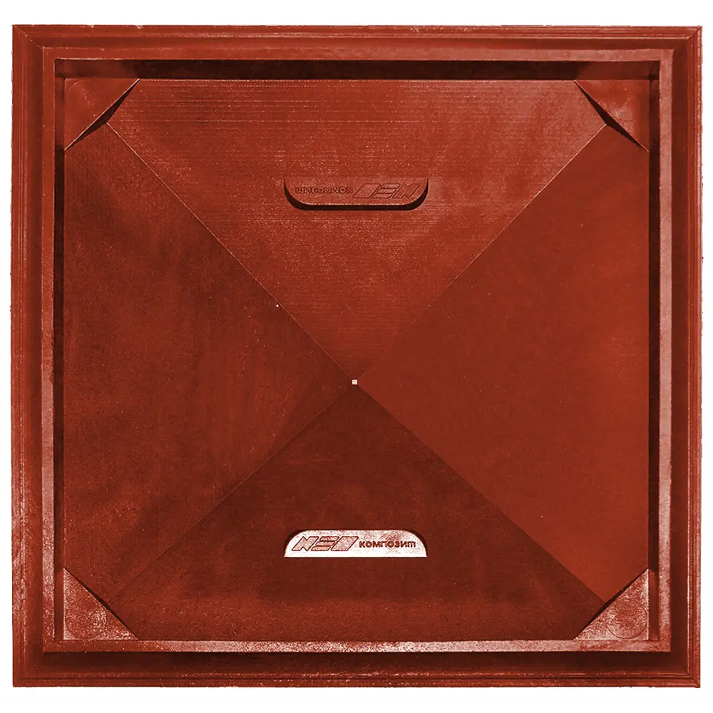 Колпак на заборный столб ППК 390x390x43 мм 1.5 кирпича цвет терракота Santreyd STLM-2013241 - Вид №3