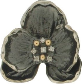 10592431 Michael Aram Серьги "Орхидея" (серебро, 925пр) Серебро 925