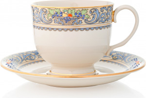 10536576 Lenox Чашка чайная с блюдцем Lenox "Осень" 200мл Фарфор костяной