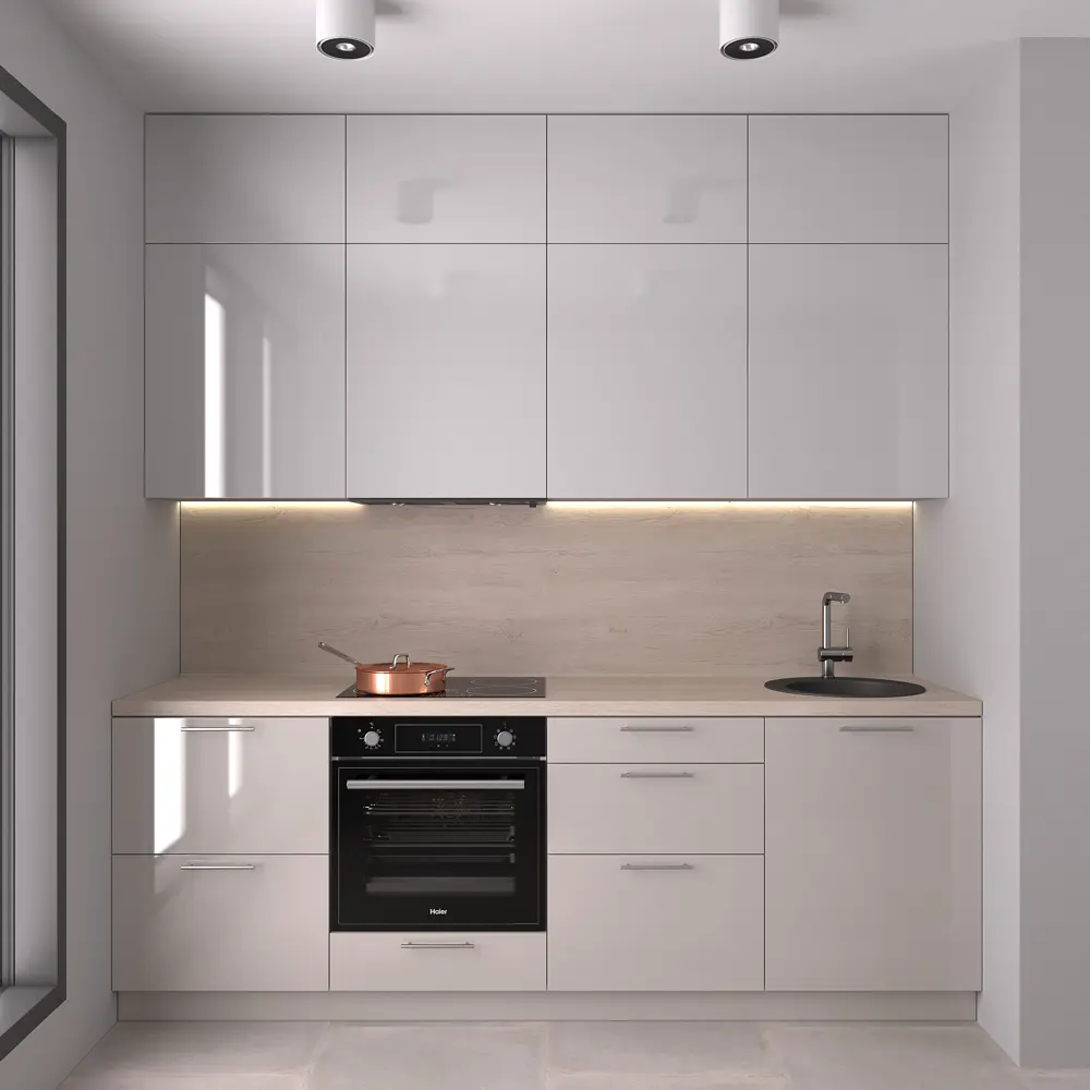 Стеновая панель для кухни KONSENSA Дуб Мадуро 300x0.6x60 см ДСП цвет коричневый STLM-2037763 - Вид №3