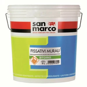 San Marco Микронизированный фиксатор стен без запаха для экстерьера / интерьера  8840001