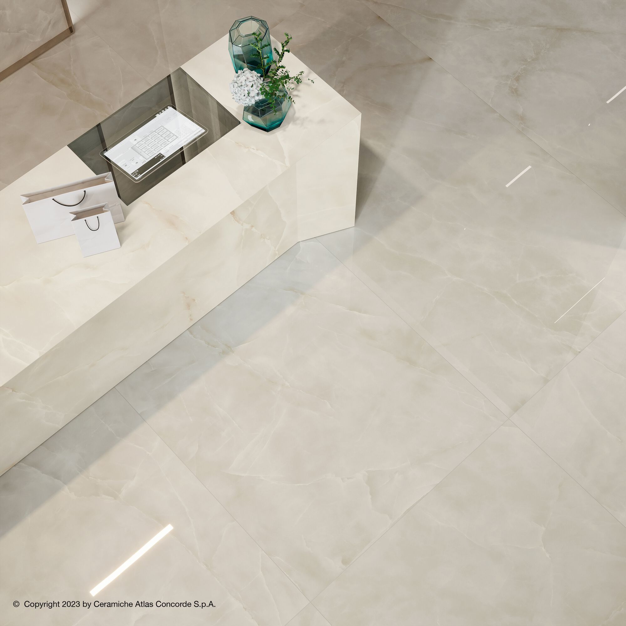 Напольное / керамогранит с эффектом оникса Atlas Concorde Marvel Onyx ARCH-00100320 - Вид №41