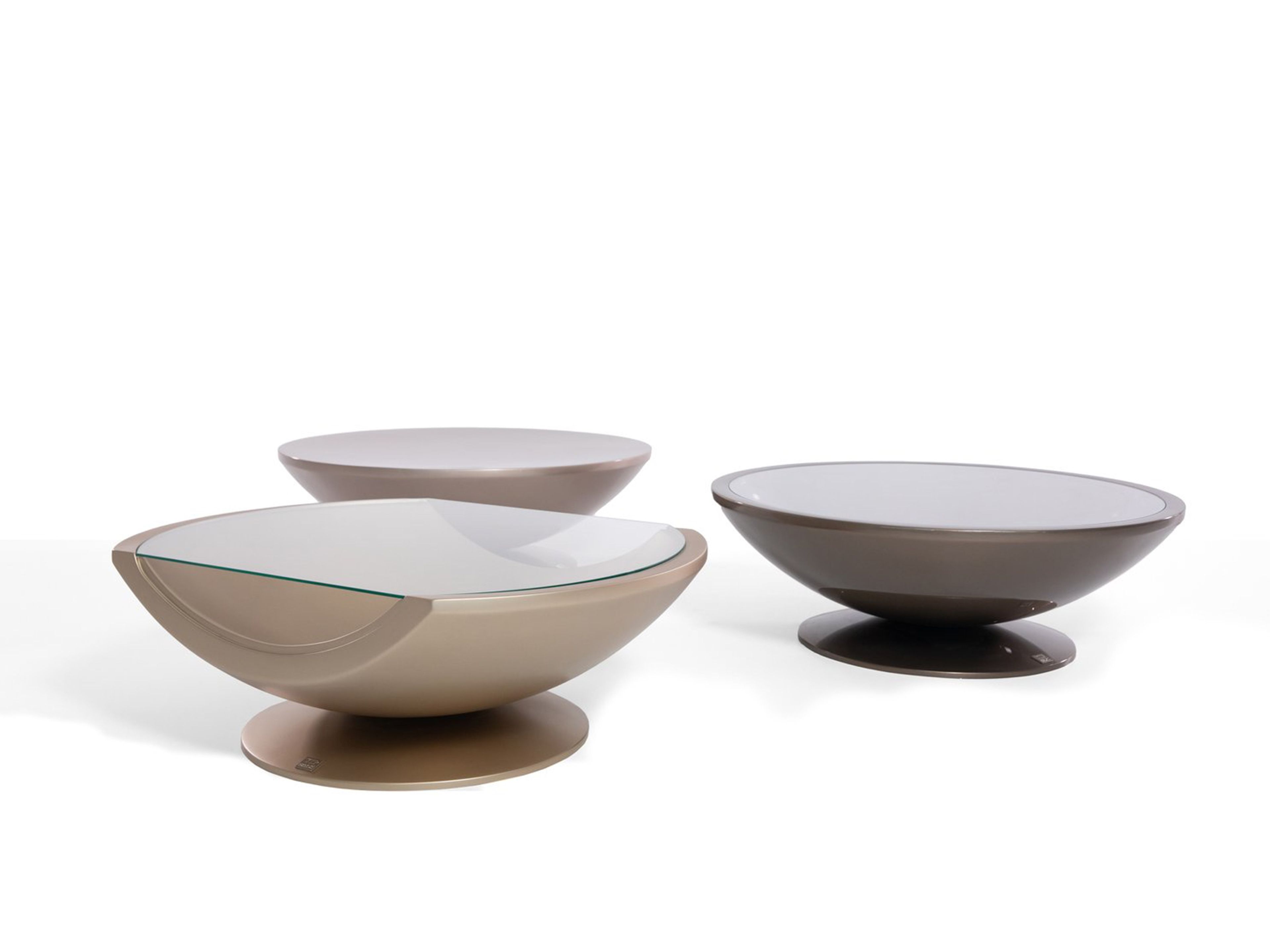 Круглый журнальный столик из стекловолокна ABLE MARS ARCH-00100480 - Вид №1