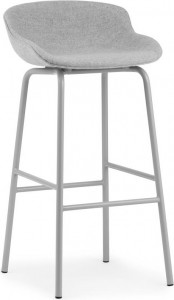 604088 Барный стул , 75 см, полностью обивка, стальной серый / Synergy Normann Copenhagen Hyg