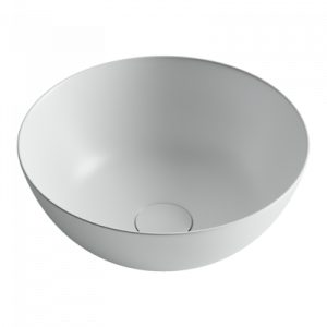 CN6003 Умывальник чаша накладная круглая (цвет Белый Матовый) 358*358*155мм Ceramica Nova ELEMENT