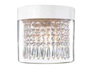 Настенный светильник / потолочный светильник из стекла и фарфора