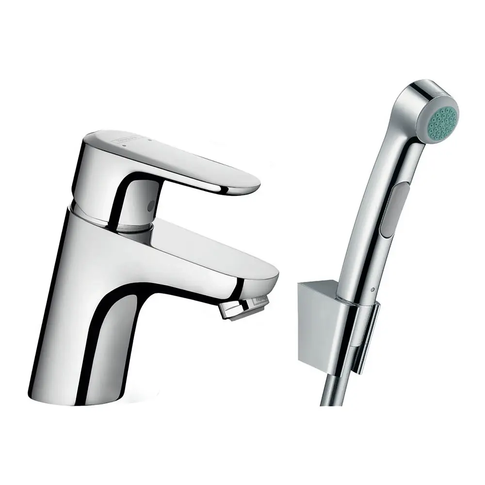 Смеситель для раковины Hansgrohe «Ecos» c гигиеническим душем STLM-2019847