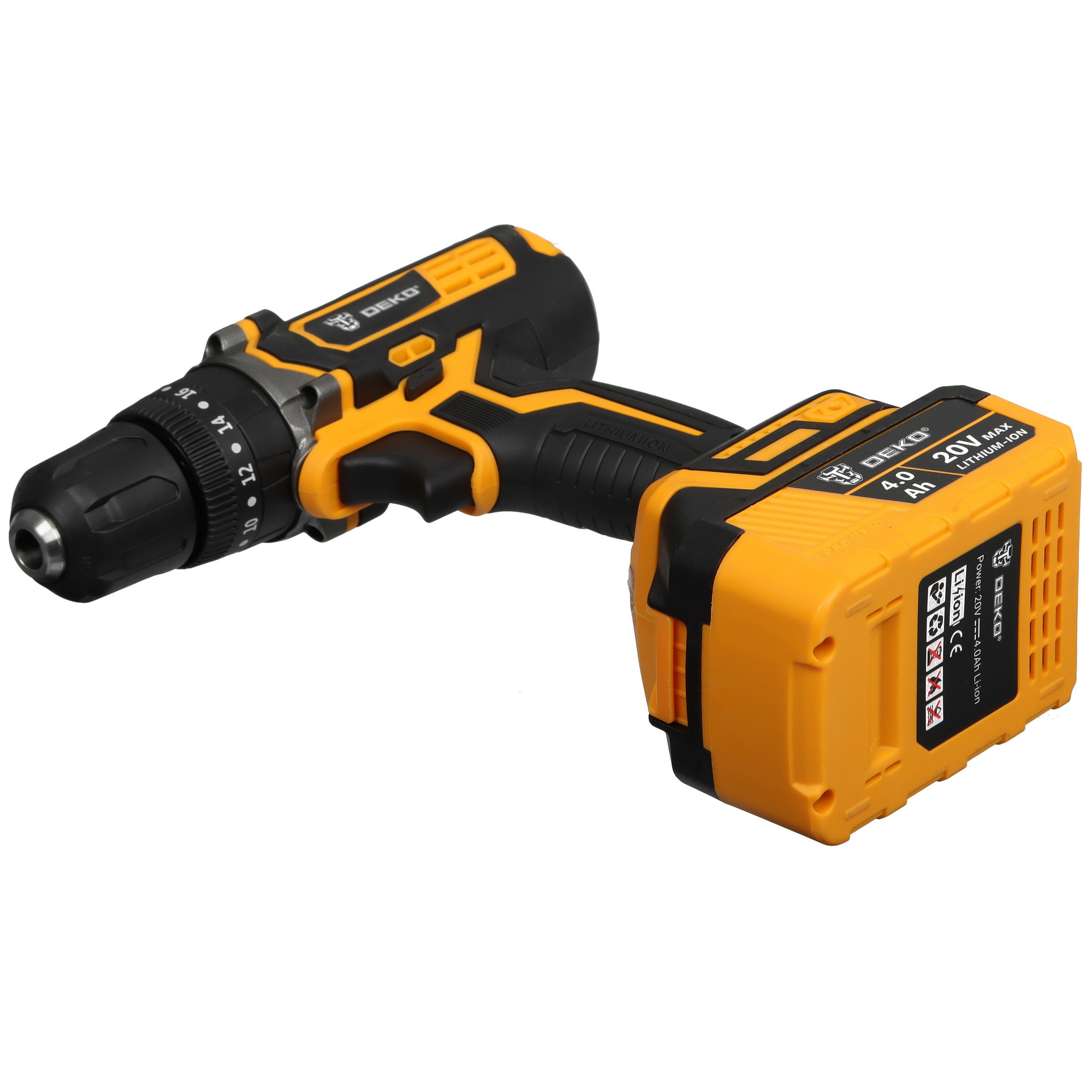 Дрель-шуруповерт DEKO DKCD20 Impact UNV 20V 9019127 STDN-0104765 - Вид №5