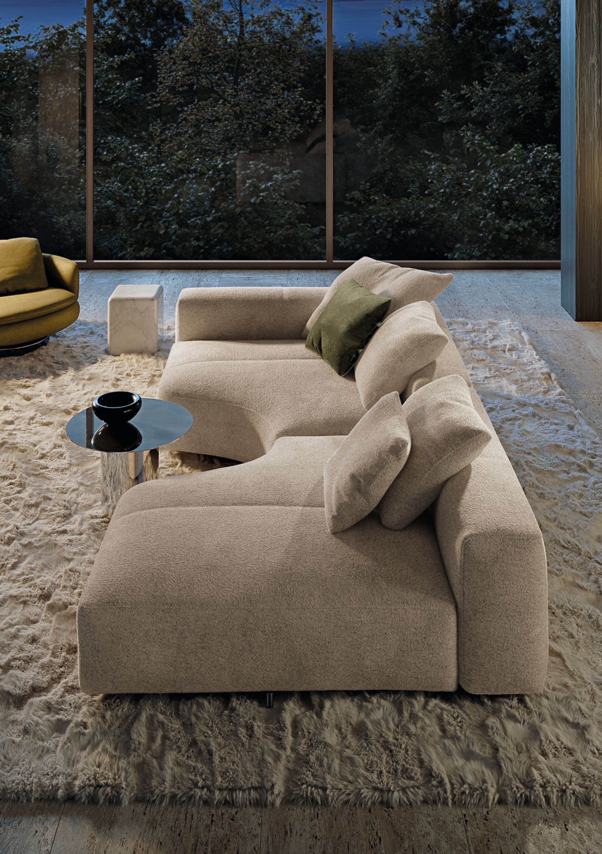 4-местный тканевый диван Minotti Yves ARCH-00107550 - Вид №7