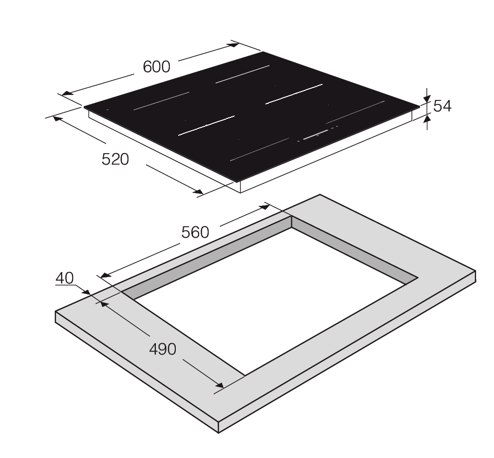 5485186 Индукционная варочная поверхность Asko HI1631G STDN-0053611 - Вид №6