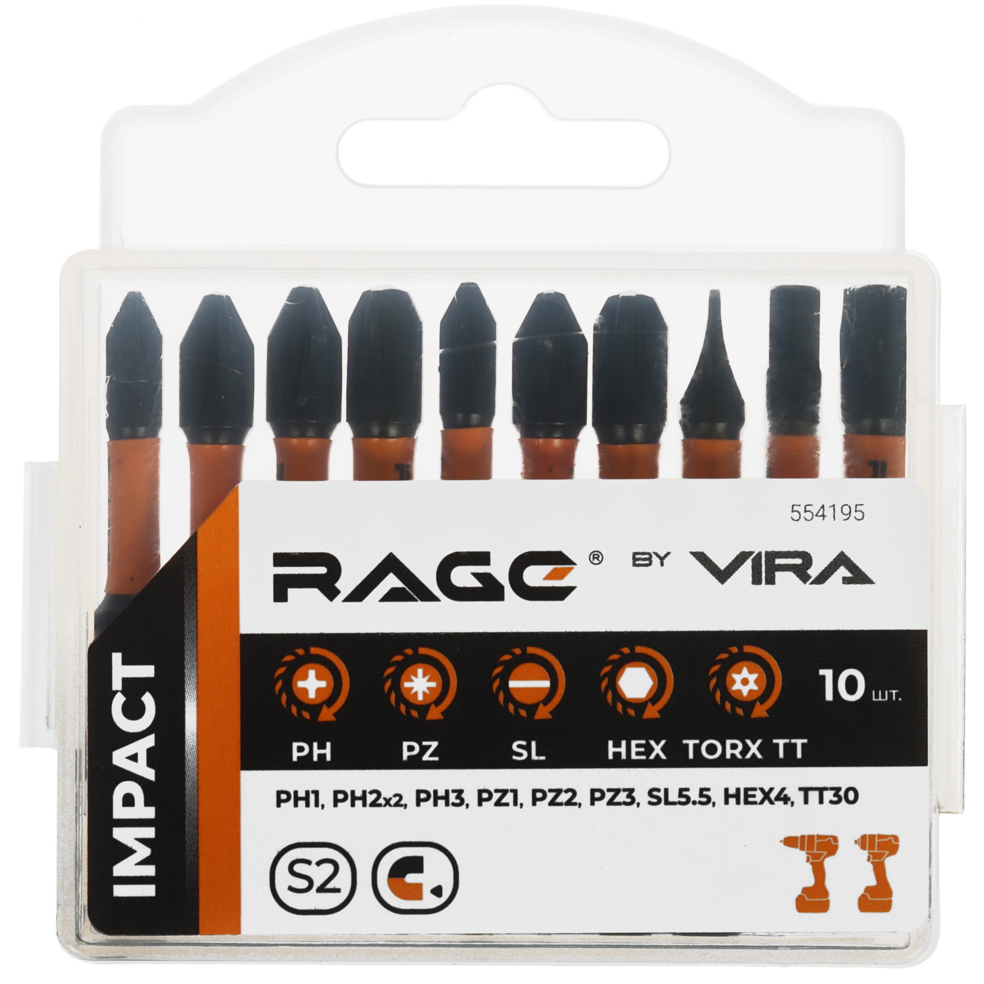 Набор бит RAGE by VIRA 554195 9289914 Vira rage STDN-0060812 - Вид №2
