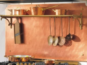 Officine Gullo Оборудованная металлическая спинка для кухни