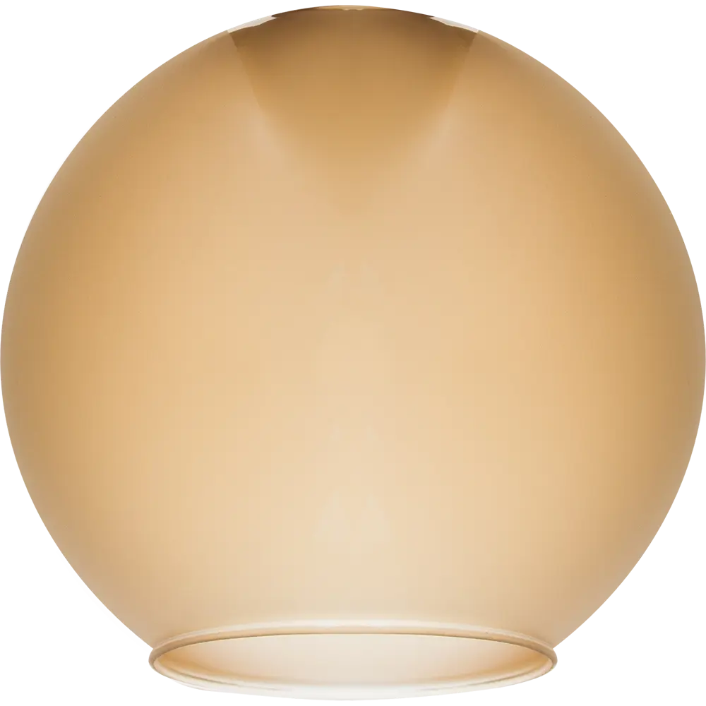 Плафон Полушар 18 см, сатин, цвет янтарный ЛАБОРАТОРИЯ СВЕТА "33 ИДЕИ" STLM-2129615