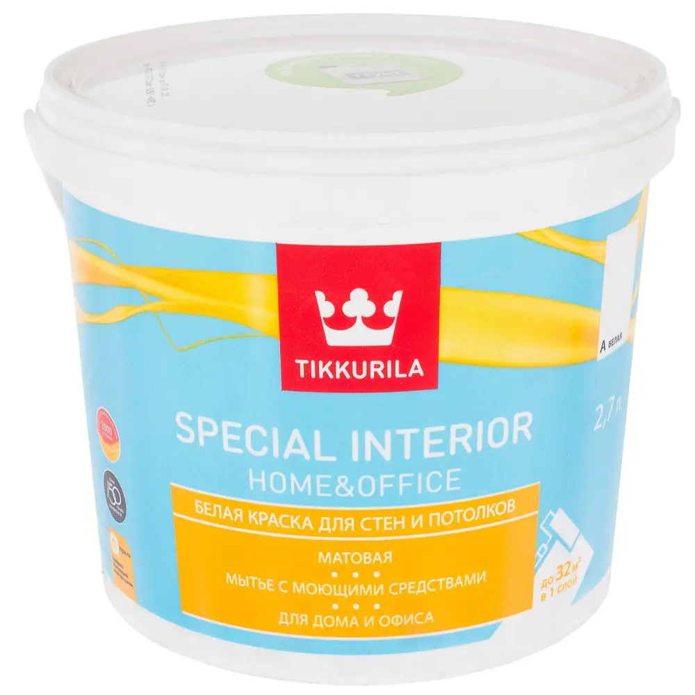 Краска Tikkurila Special Home&Office база A 2.7 л STLM-2105389