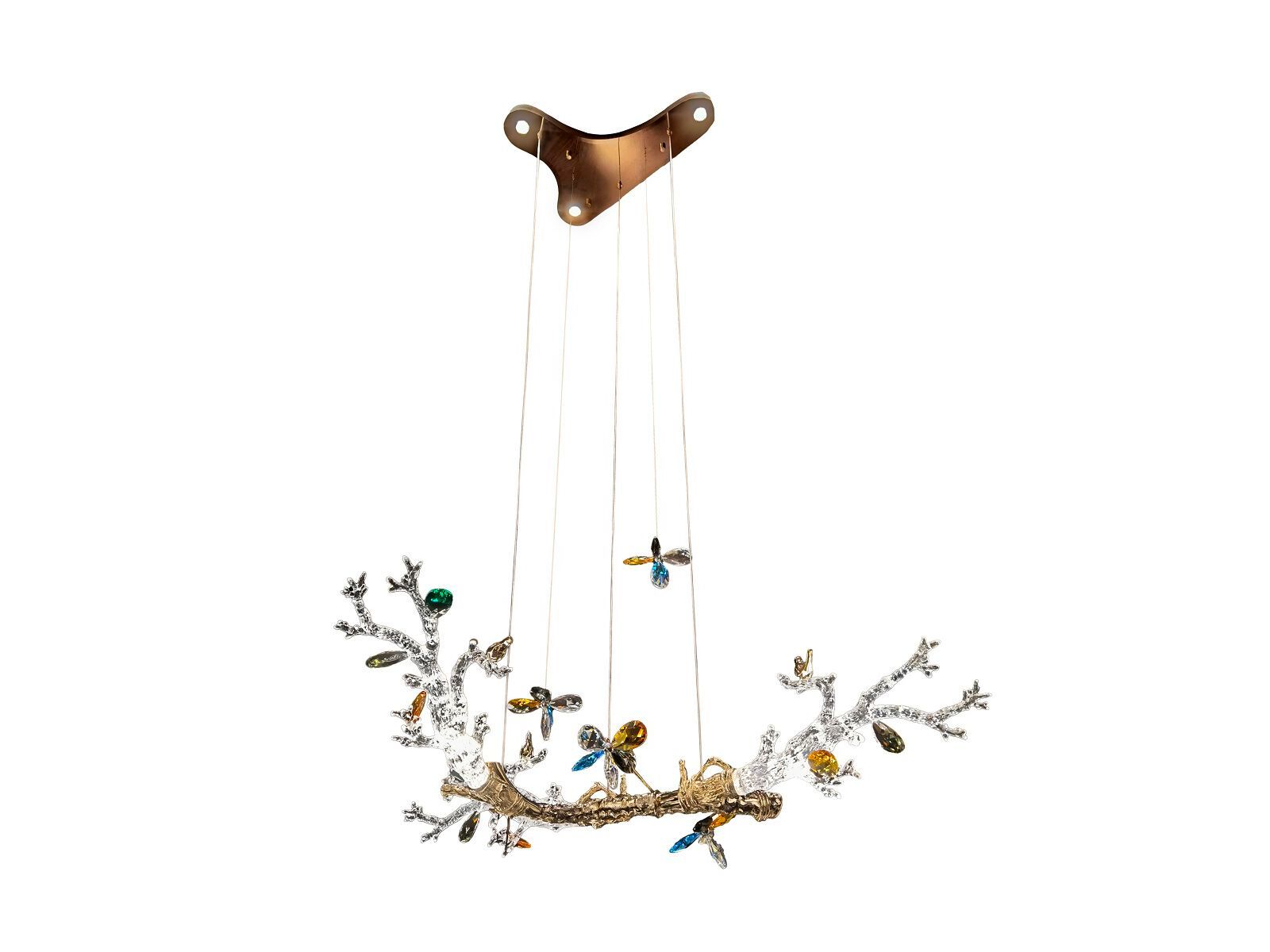 Медь и Кристалл светодиодный подвесной светильник K-Lighting Lerodi ARCH-00110500 - Вид №1