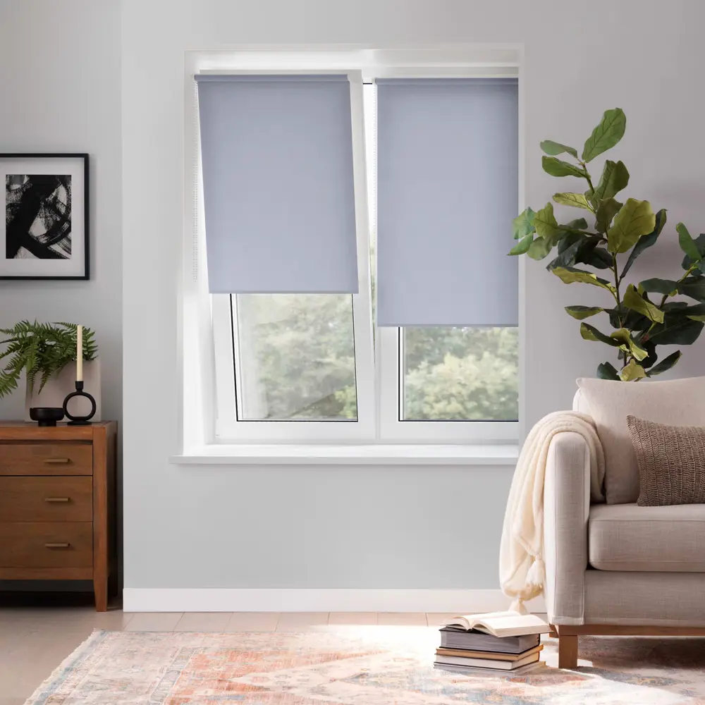 Штора рулонная KREAFORTA Ока 120x160 см серая STLM-2040184 - Вид №8