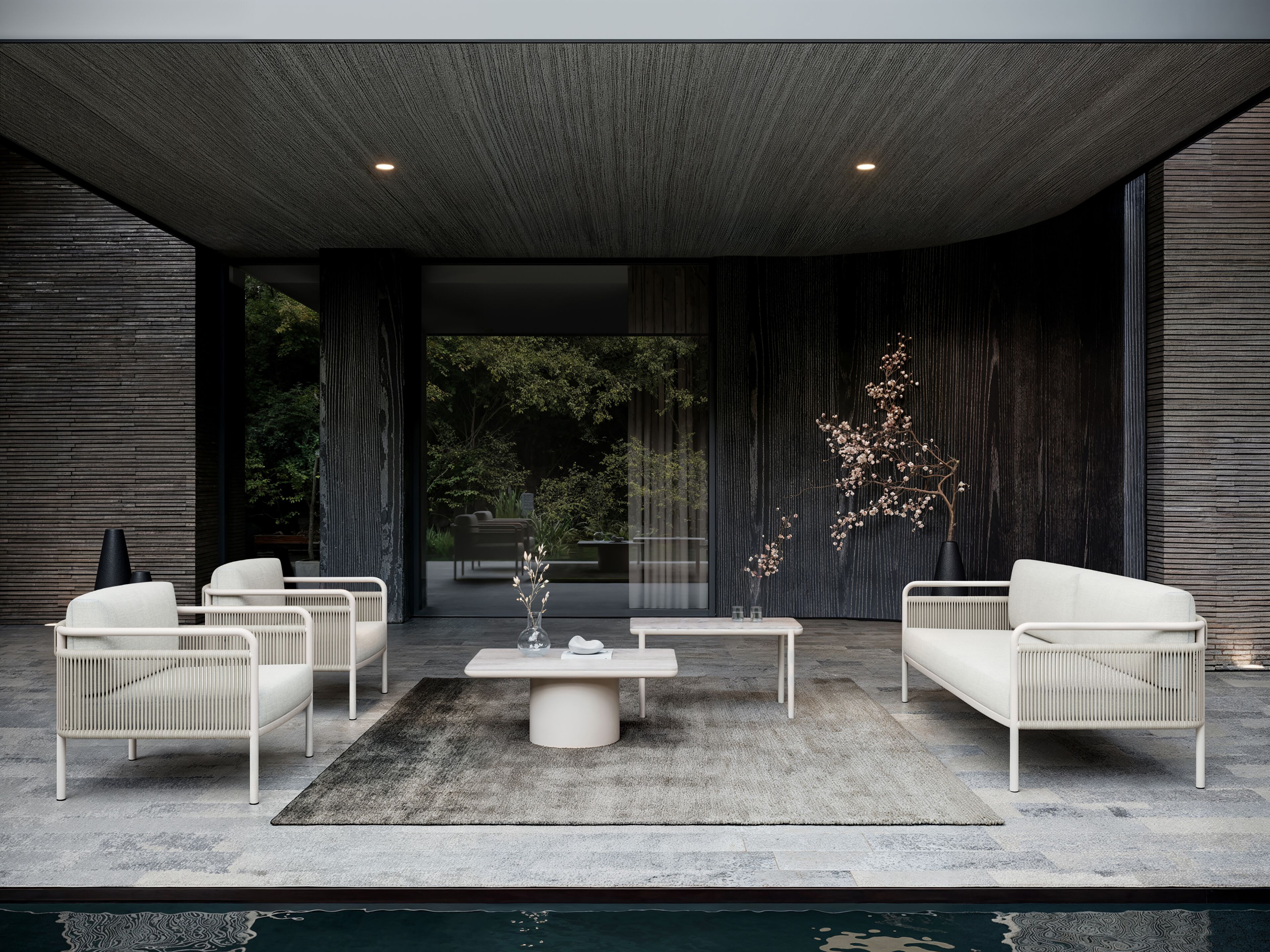 Алюминиевый прямоугольный садовый столик SNOC ссылка ARCH-00027367 - Вид №3