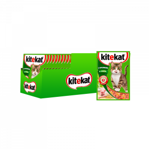 ПР0037577*28 Корм для кошек кролик в желе конс. пауч 85г (упаковка - 28 шт) Kitekat