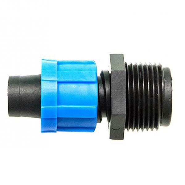 2808 Фитинг для капельной ленты 16мм с наружной резьбой 3\4" LAB.Space  - Вид №1