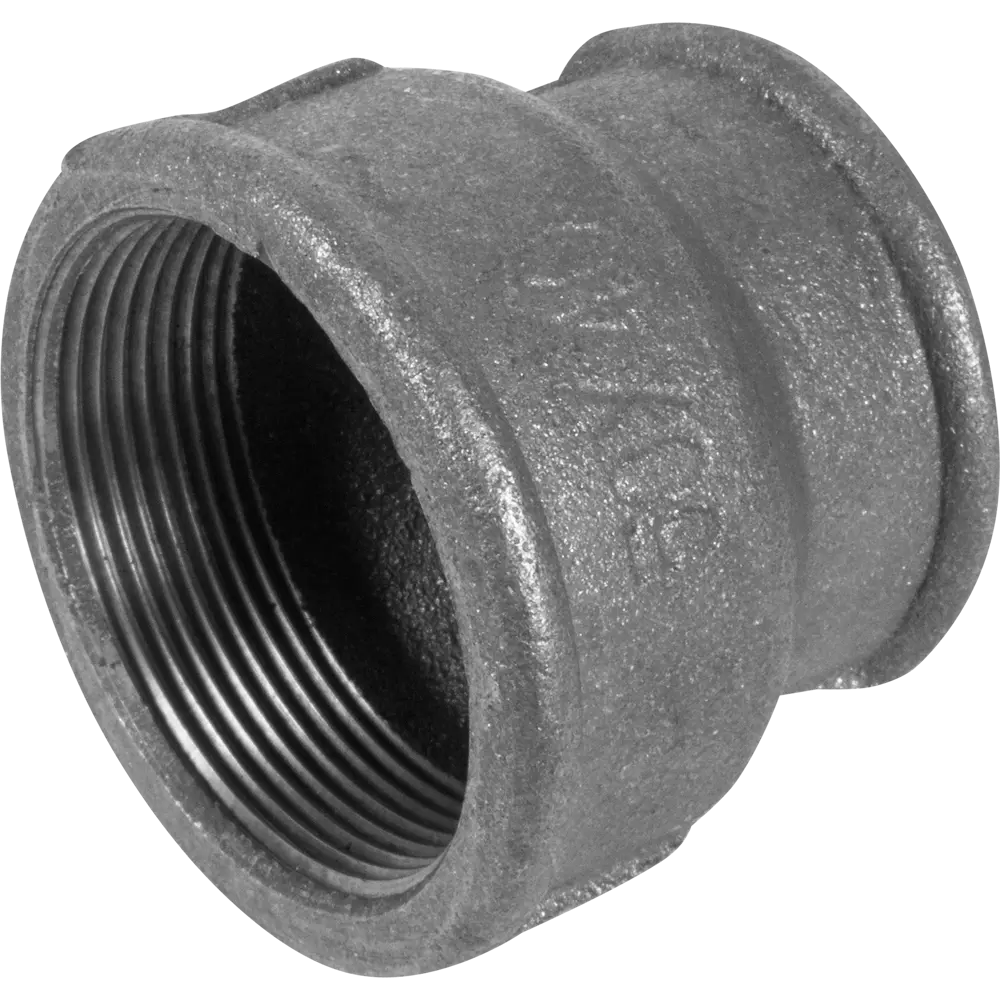 Муфта внутренняя резьба 1 1/2"х2" мм ковкий чугун цвет чёрный 15635842 STLM-2127401 Santreyd 