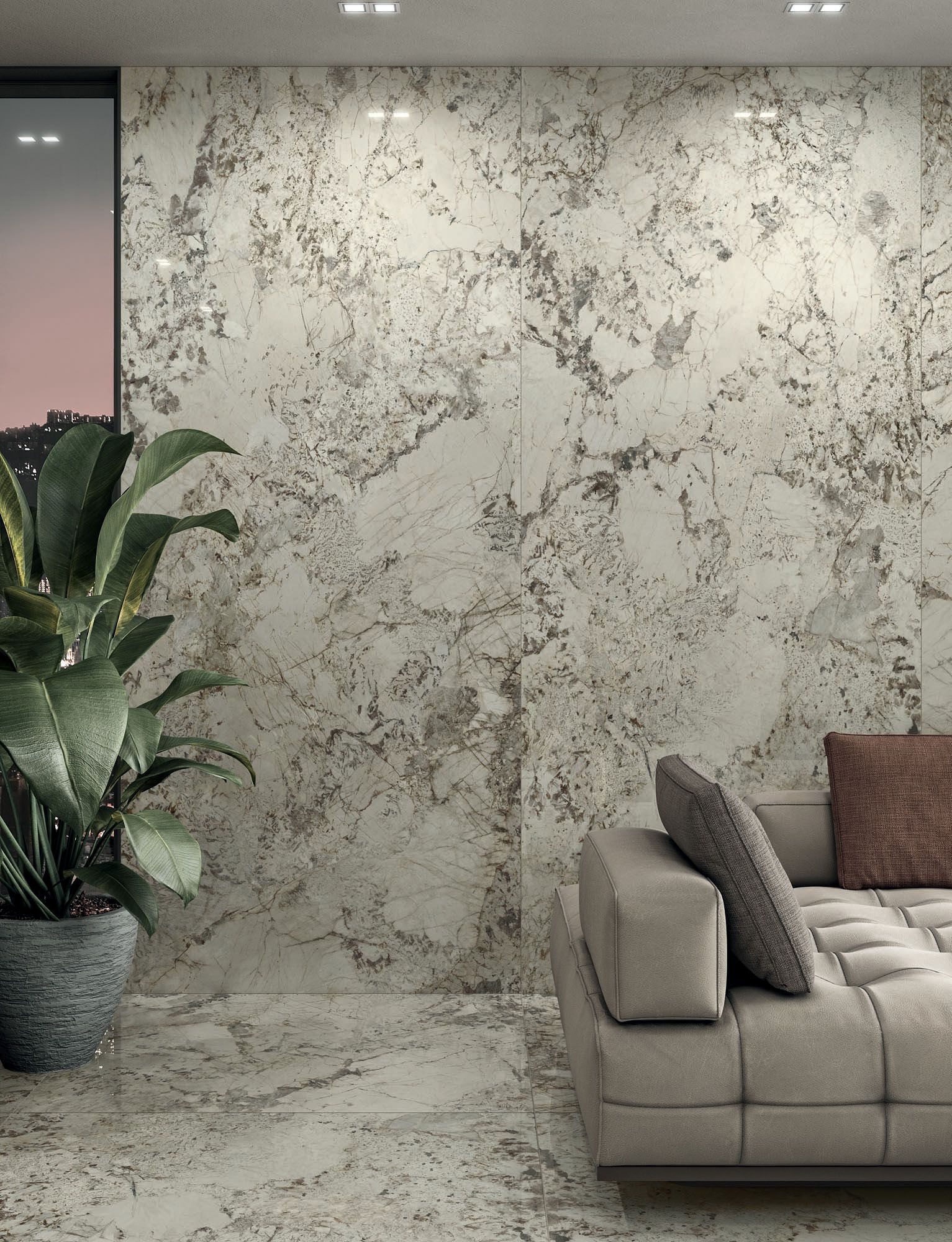 Пол / керамогранит с мраморным эффектом Ceramiche Caesar Soul Wonder ARCH-00035832 - Вид №1