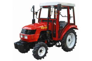 15296368 Садовый трактор с кабиной, гидроусилителем руля и гидровыходами DF 244 DongFeng