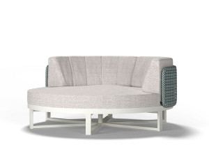 Ткань круглая Садовая кровать