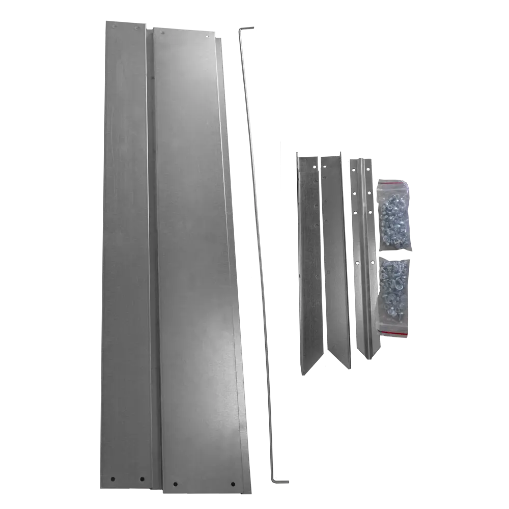 Высокая грядка 70x26x200 см v364 л металл серый Santreyd STLM-2085645 - Вид №1