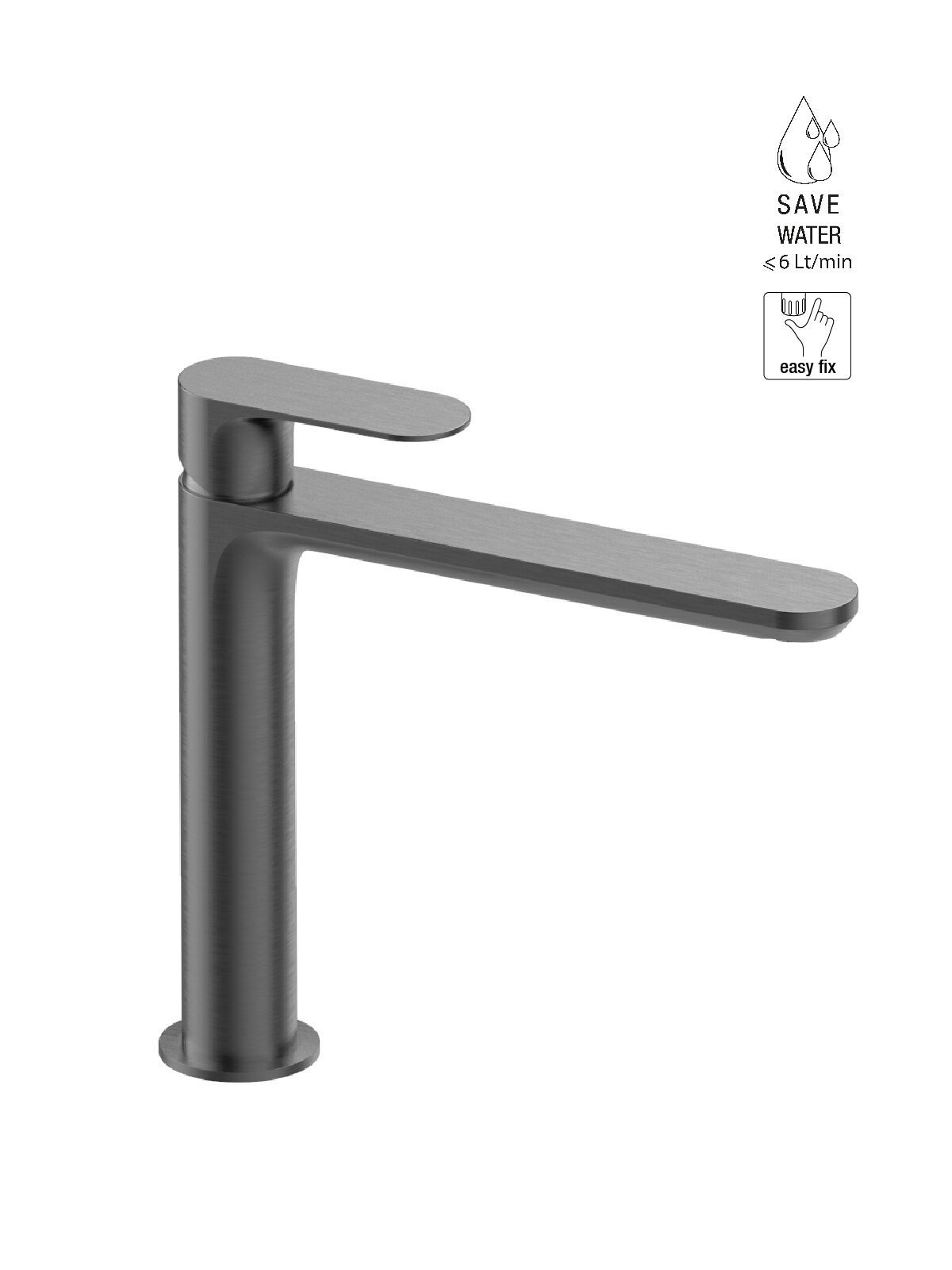 Смеситель для раковины с одним отверстием без слива Rubinetterie Frattini Lea ARCH-00015979 - Вид №9