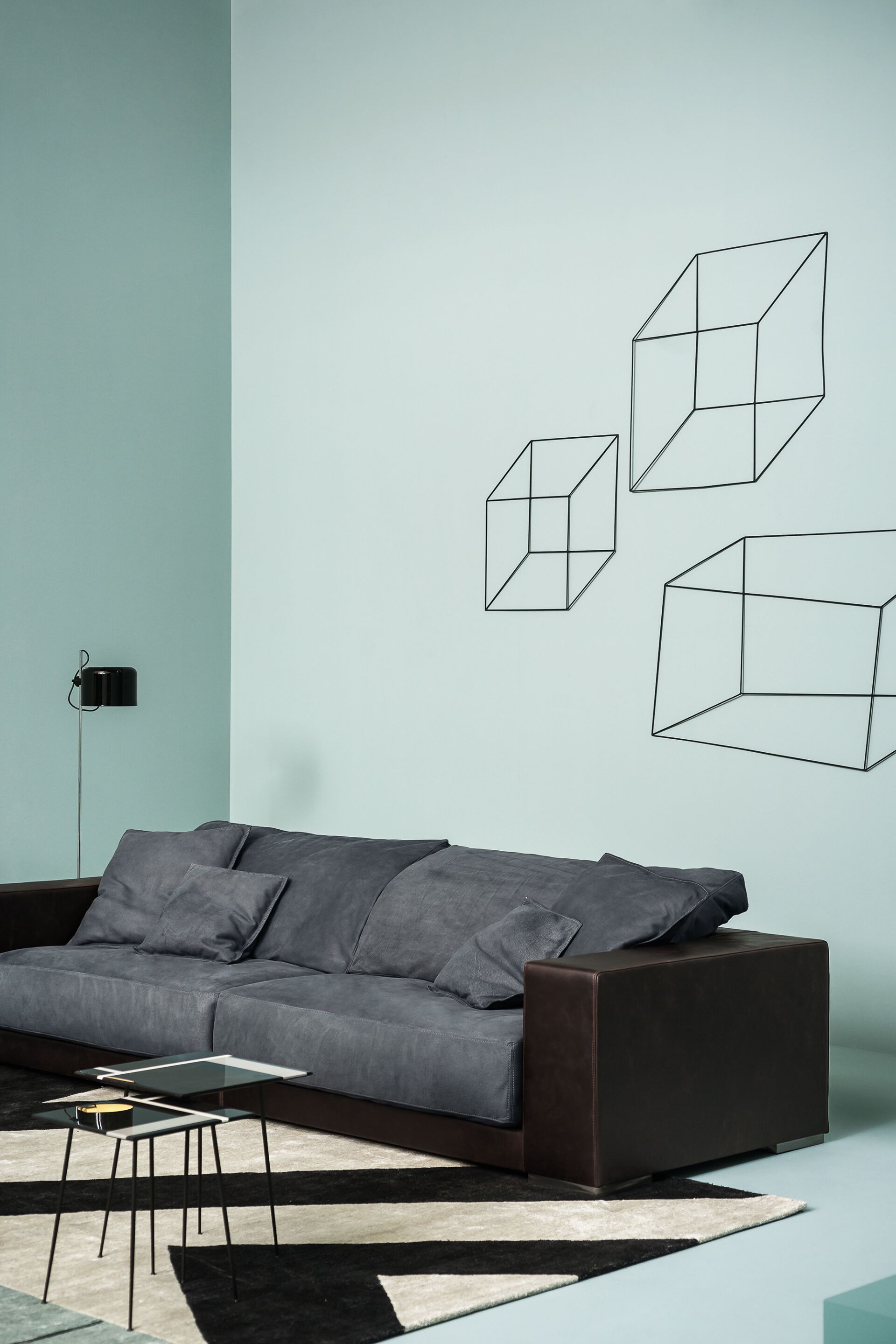 Кожаный линейный диван Baxter BUDAPEST ARCH-00084279 - Вид №3