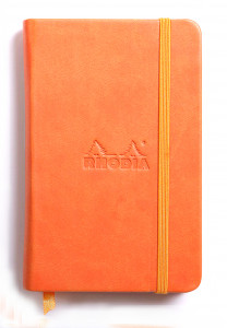 488391 Блокнот "rama" А6, 96 листов, в линейку, апельсиновый Rhodia