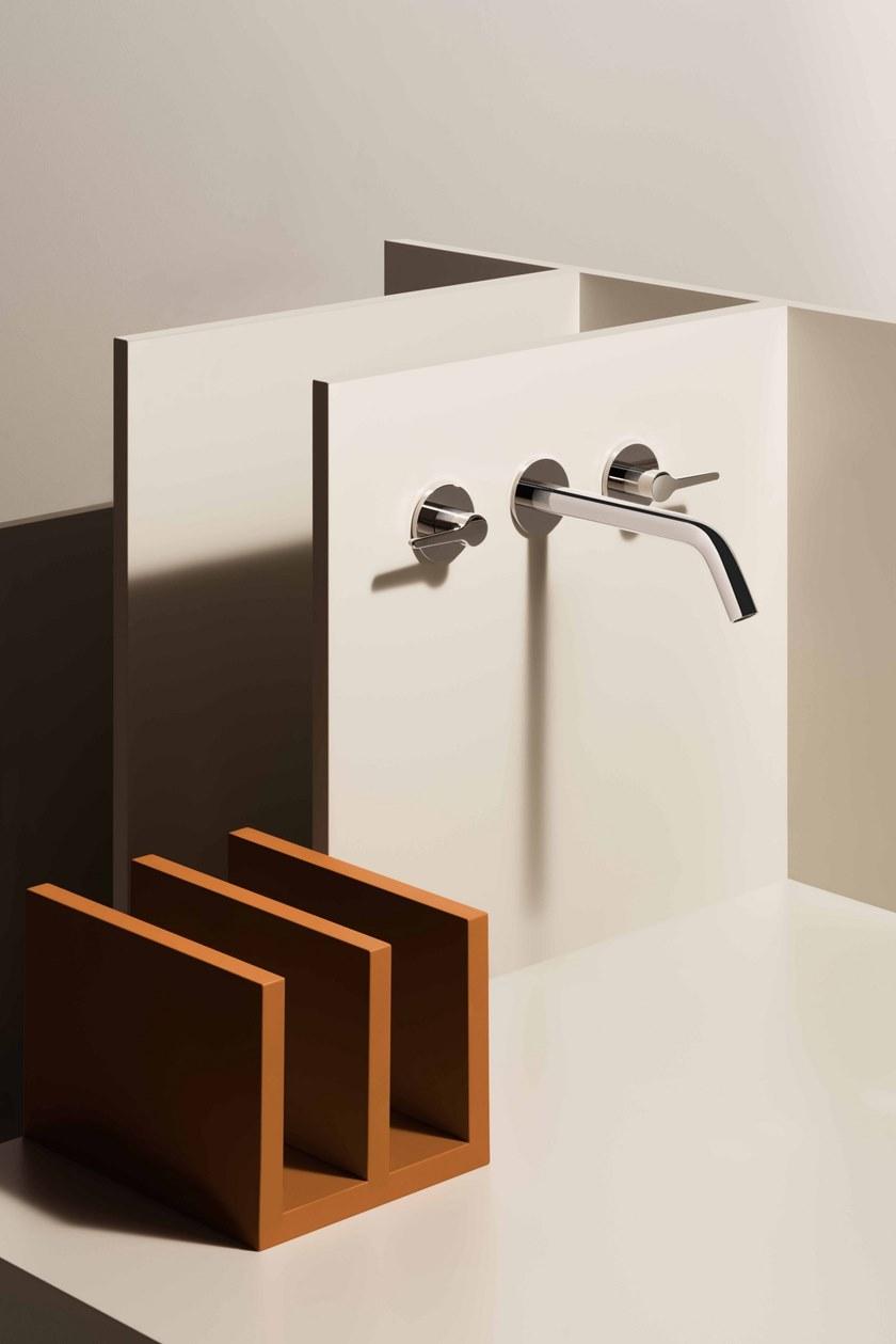 Смеситель для умывальника из латуни на 3 отверстия с аэратором Medameda Zmm5766 - r99500 - r99504 Santreyd - Вид №1