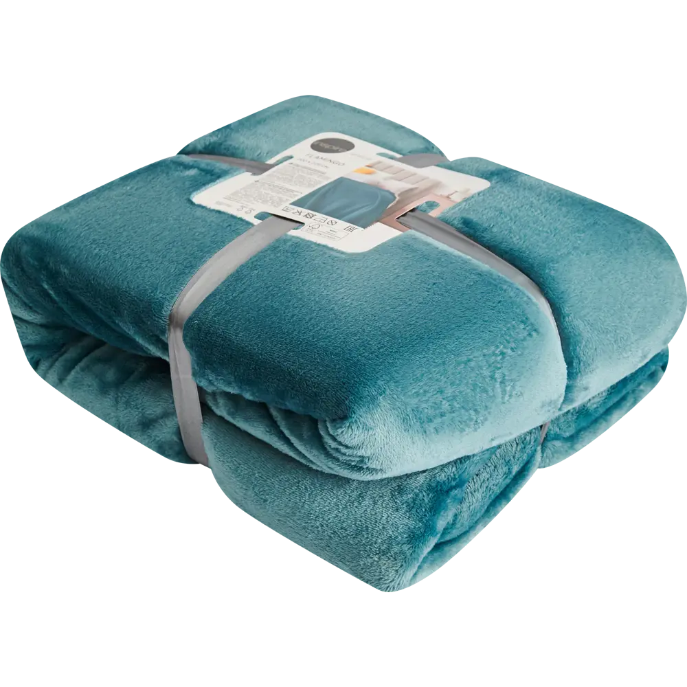 Плед Inspire Flamingo 200x220 см микрофибра цвет бирюзовый STLM-2089202 - Вид №2