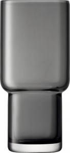 10656225 LSA International Набор стаканов LSA International, "Utility", 390мл, серый, 2шт. Стекло