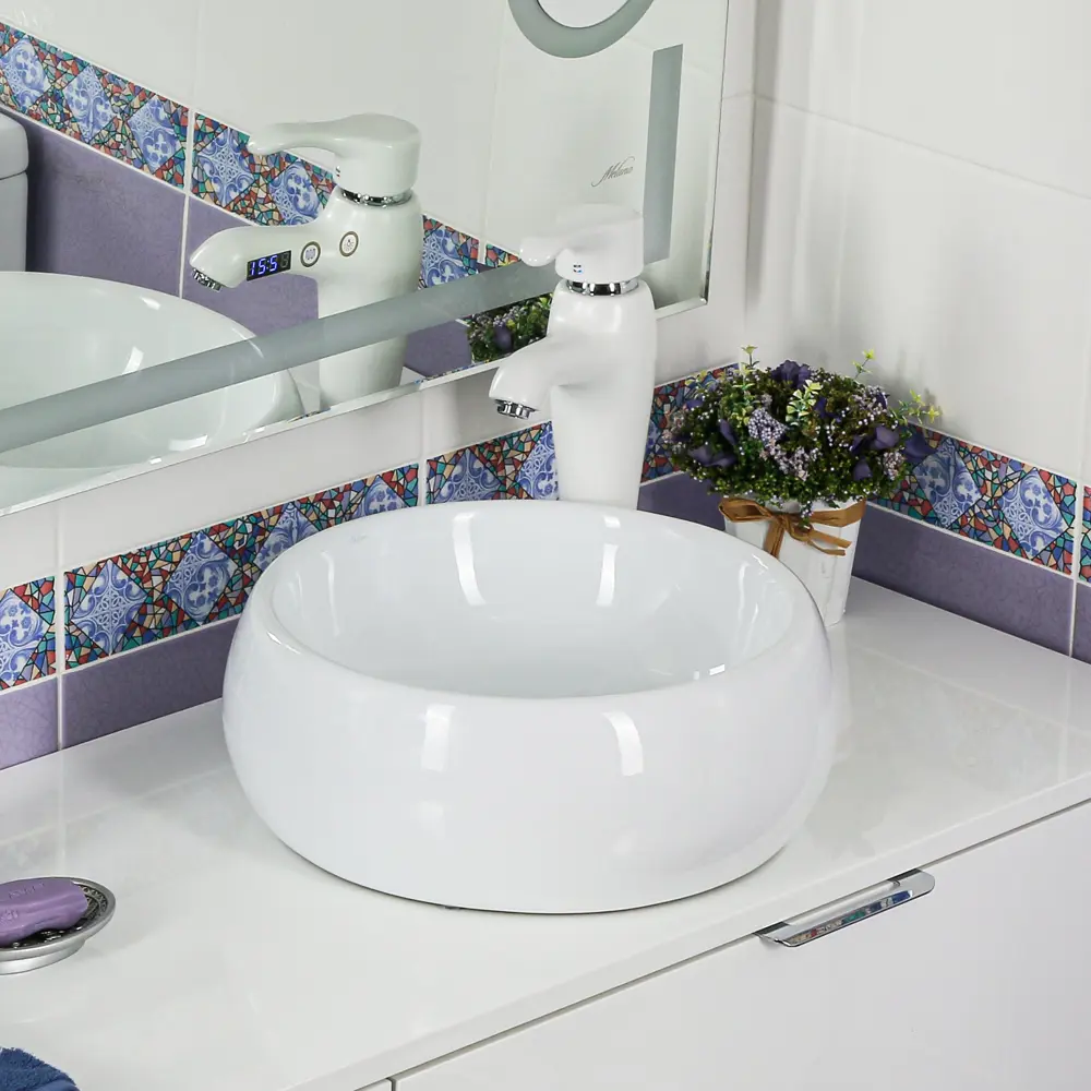 Раковина Melana MLN-5004 накладная 41 см Pepo STLM-2030303 - Вид №5