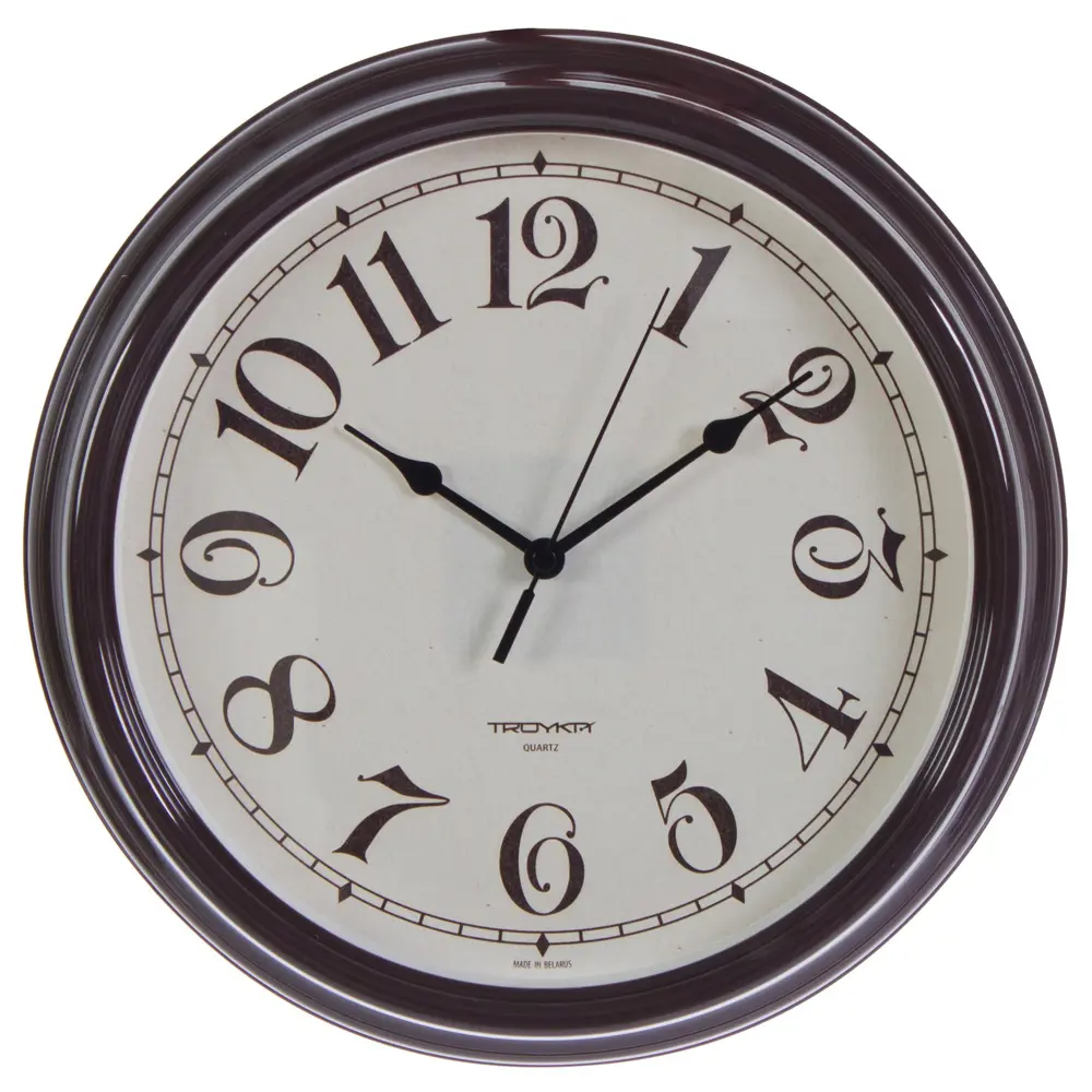 Часы настенные "Классика" цвет коричневый диаметр 30.5 см TROYKATIME NEO-CLASSIC STLM-2072251
