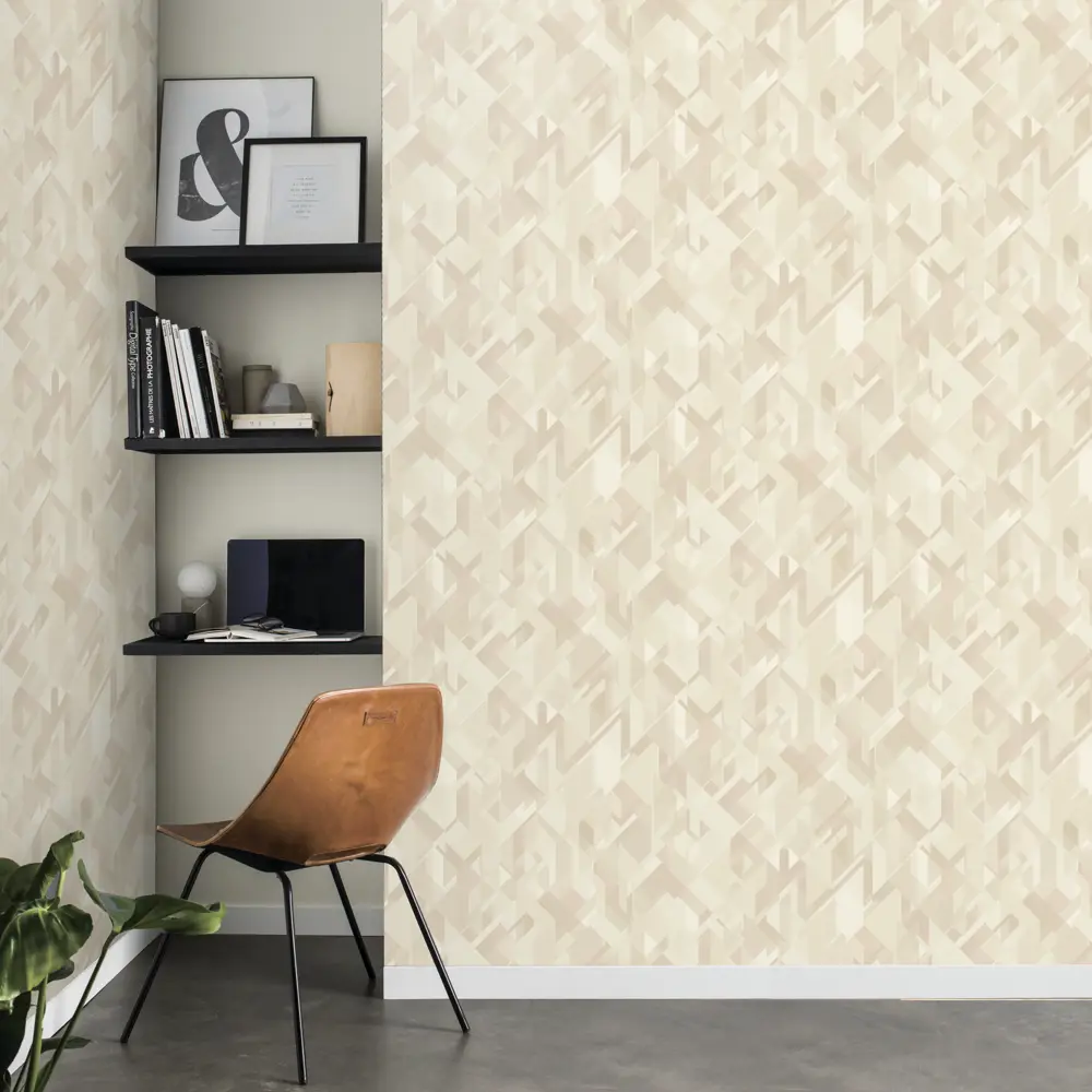 Обои флизелиновые Inspire Gustave Tempo бежевые 1.06 м 643251 STLM-2049797 - Вид №2