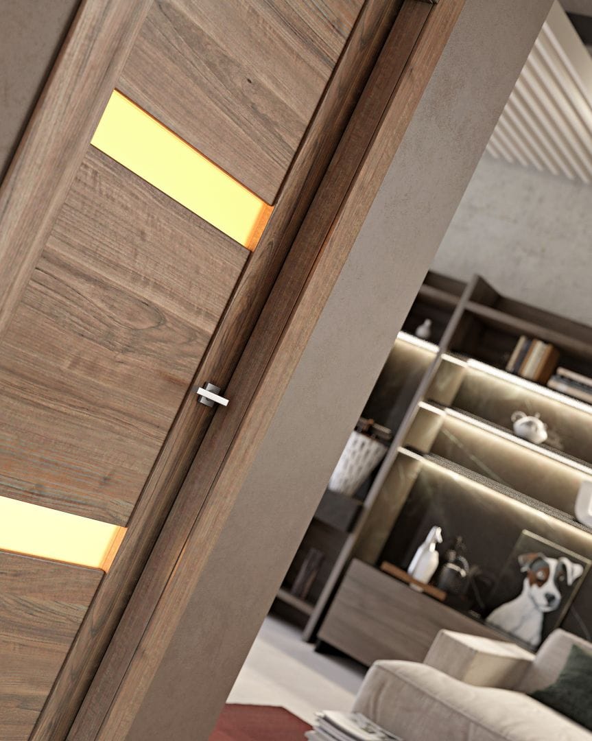 Деревянные и стеклянные распашные двери Pail Serramenti GAIA INVERNO V ARCH-00123615 - Вид №1