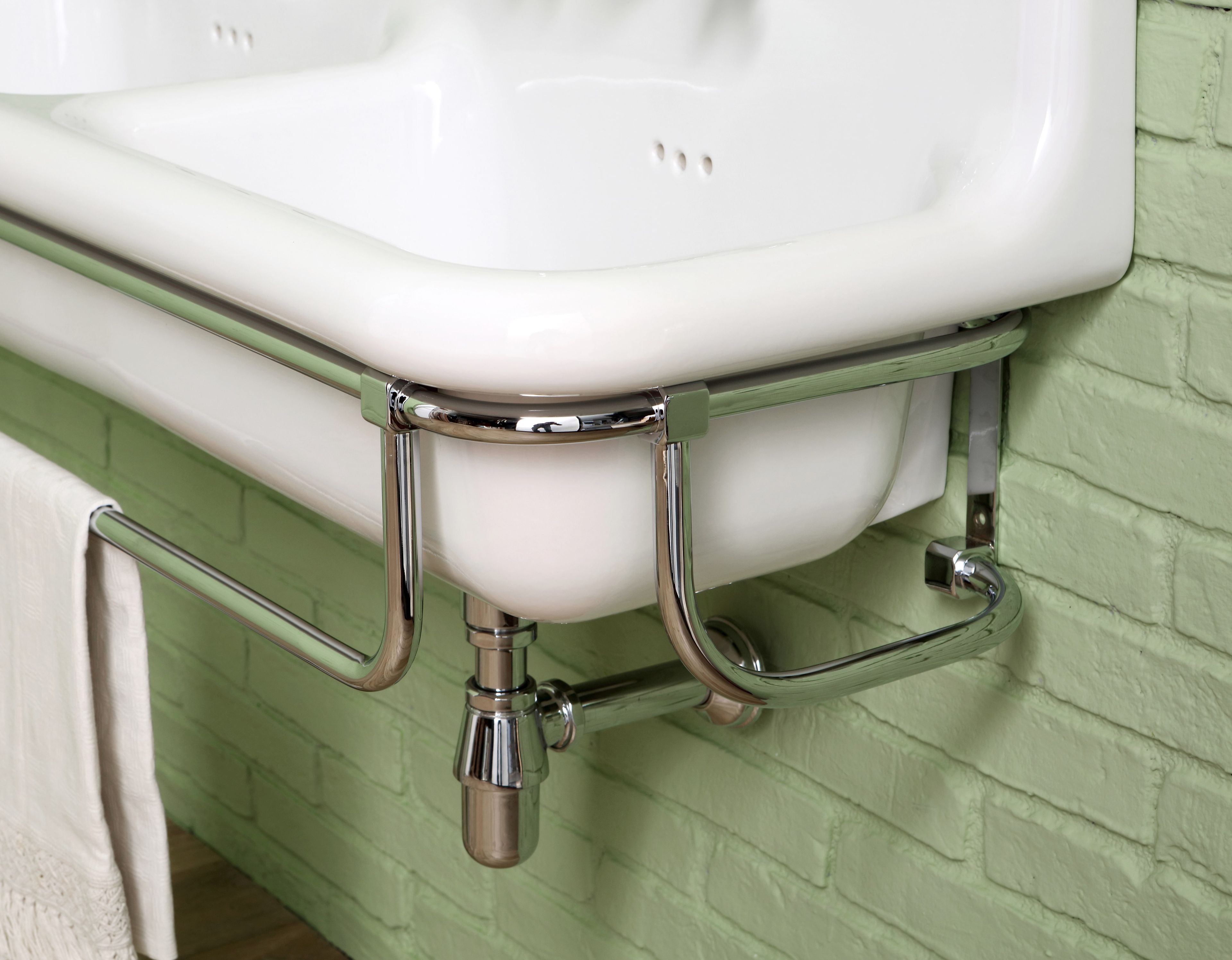 Двойной подвесной умывальник с держателем для полотенец BLEU PROVENCE TrueColors ARCH-00057213 - Вид №2