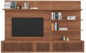 Punt Настенная деревянная оборудованная стена с подставкой под телевизор