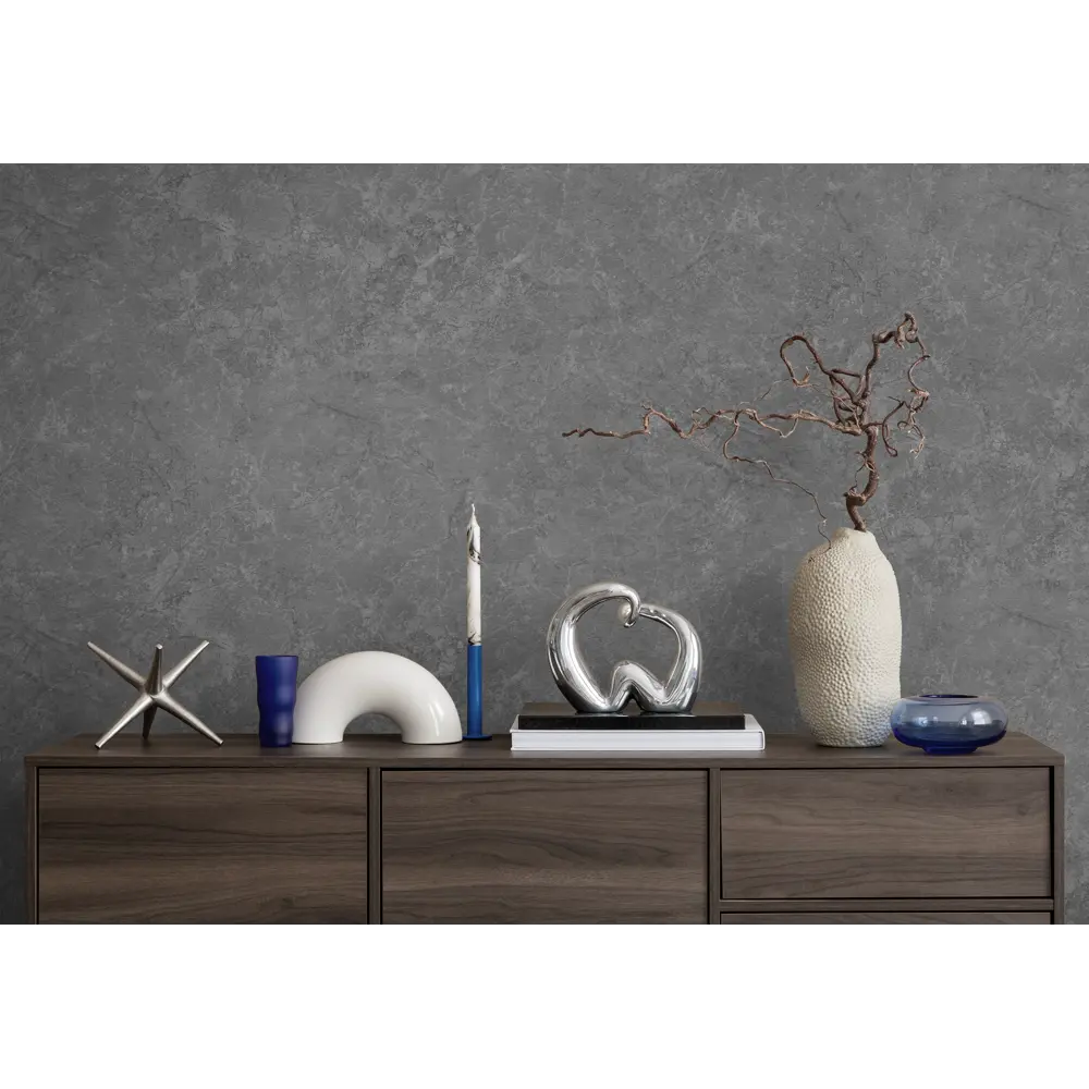 Обои флизелиновые Victoria Stenova Реформа графитовые 1.06 м VS587399 STLM-2108521