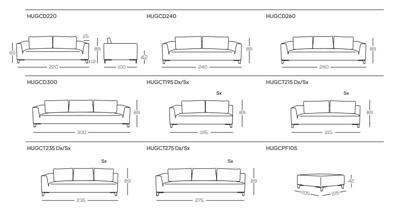 3-местный съемный тканевый диван GRUPPO FOX день Фокса ARCH-00063119 - Вид №3