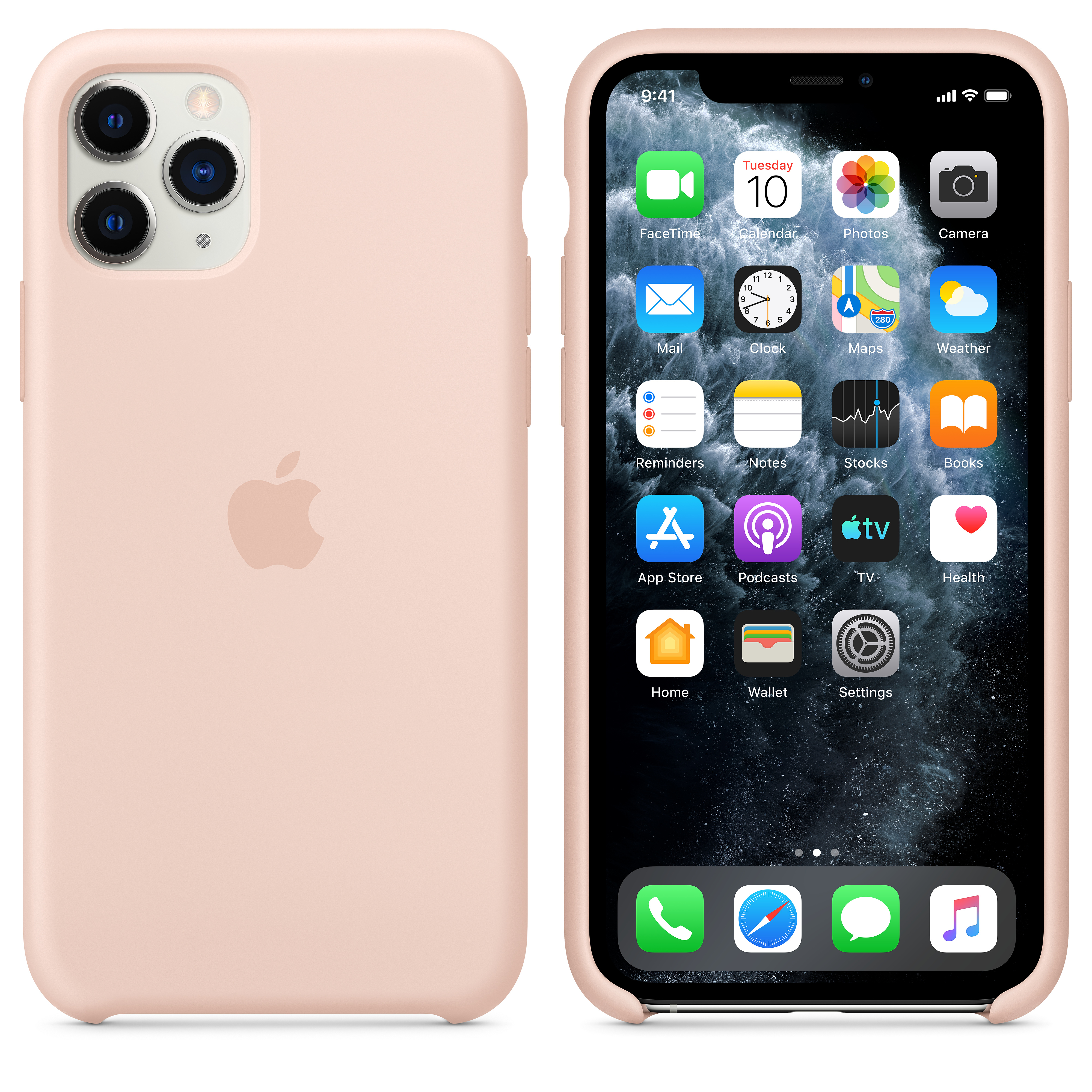 MWYM2ZM/A Iphone 11 pro silicone case - pink sand Apple Santreyd  - Вид №5