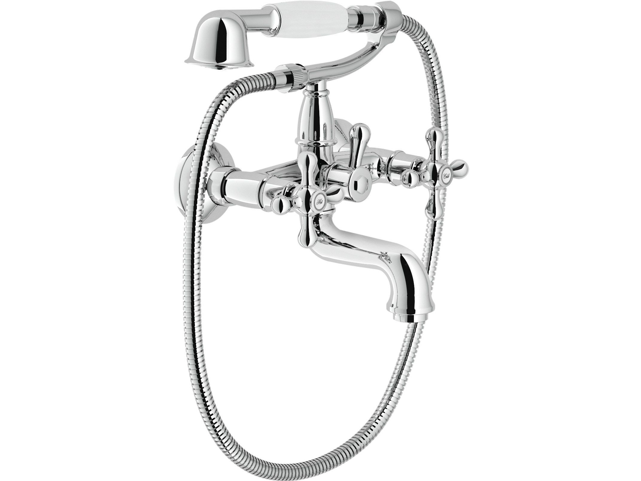 Настенный смеситель для ванны с ручным душем Nobili Грация ARCH-00055123